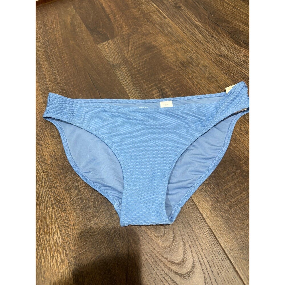 aerie blue textured classic bikini botaerie blue textured classic bikini bottom